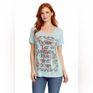 Just Ginger Graphic T-Shirt “Don’t Let Anything Bring You Down” Tee